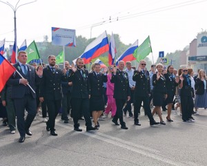 «Разрез Тайлепский» принял участие в параде шахтеров 