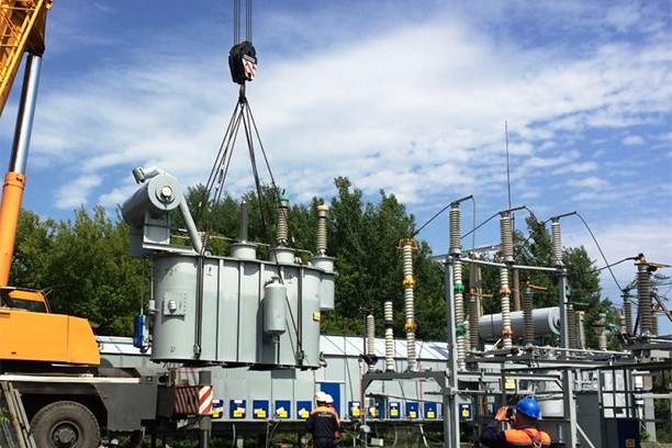 На подстанции «Кожевенная» в Нижегородской области установлен новый трансформатор