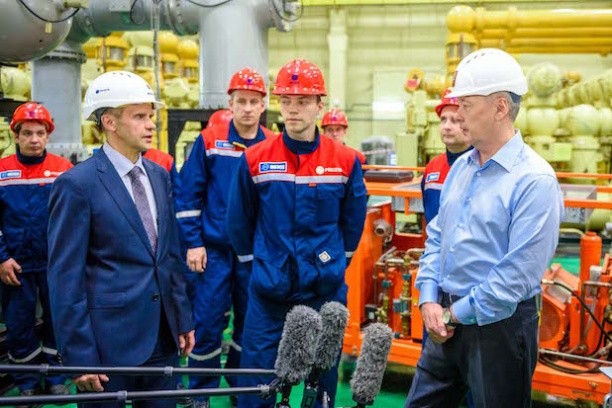 Мэр Москвы Сергей Собянин посетил с рабочим визитом подстанцию «Елоховская»