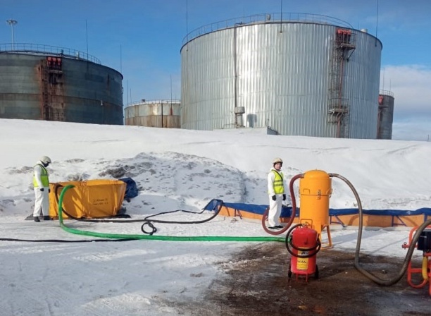 Ростехнадзор: Мурманская ТЭЦ готова к действиям по ликвидации разлива нефтепродуктов 