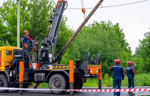 В Коломне провели учения по восстановлению электроснабжения в пожароопасный период
