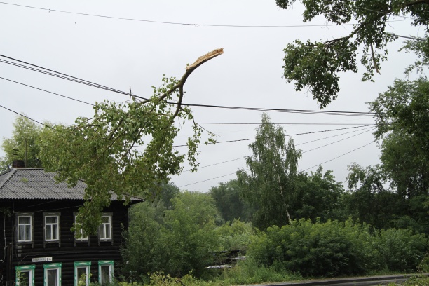 43 населенных пункта Прикамья остались без света из-за непогоды