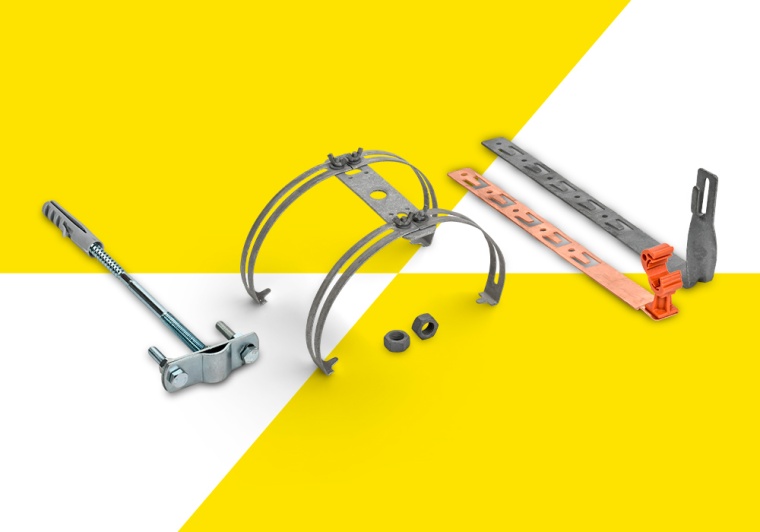 Держатели элементов молниезащиты — расширение ассортимента для систем различных конфигураций