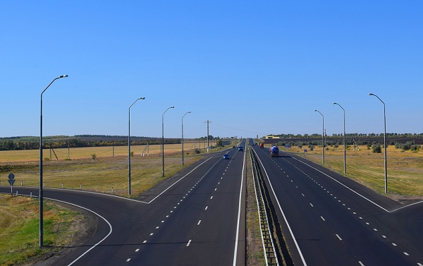 На трассе «Сызрань-Саратов-Волгоград» появилось освещение