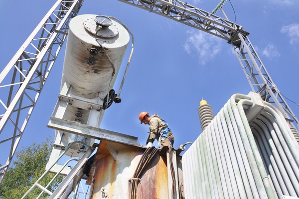 На подстанции «Харабали» в Астраханской области установлено новое оборудование