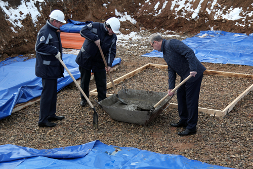 На стройплощадке крупнейшего дата-центра в РФ уложен первый кубометр бетона