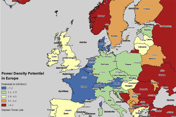 Ветровой потенциал Европы способен обеспечить энергией весь мир