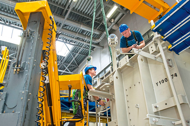 Производственный цех предприятия «Сименс Трансформаторы» в Воронеже